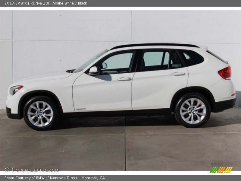 Alpine White / Black 2013 BMW X1 xDrive 28i
