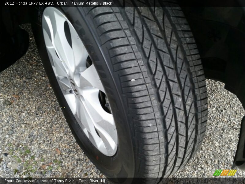 Urban Titanium Metallic / Black 2012 Honda CR-V EX 4WD