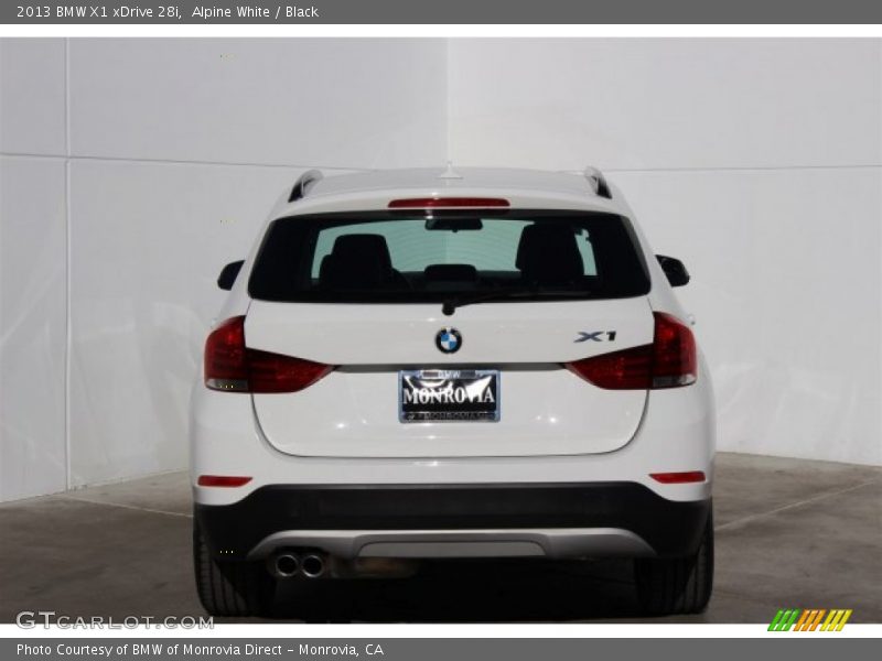Alpine White / Black 2013 BMW X1 xDrive 28i