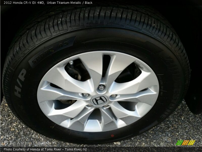 Urban Titanium Metallic / Black 2012 Honda CR-V EX 4WD