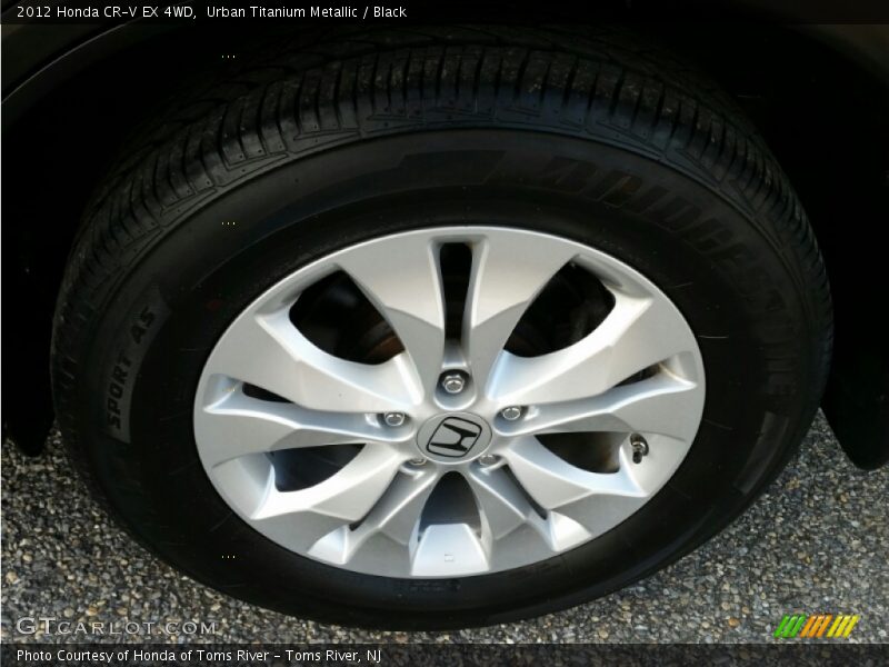 Urban Titanium Metallic / Black 2012 Honda CR-V EX 4WD