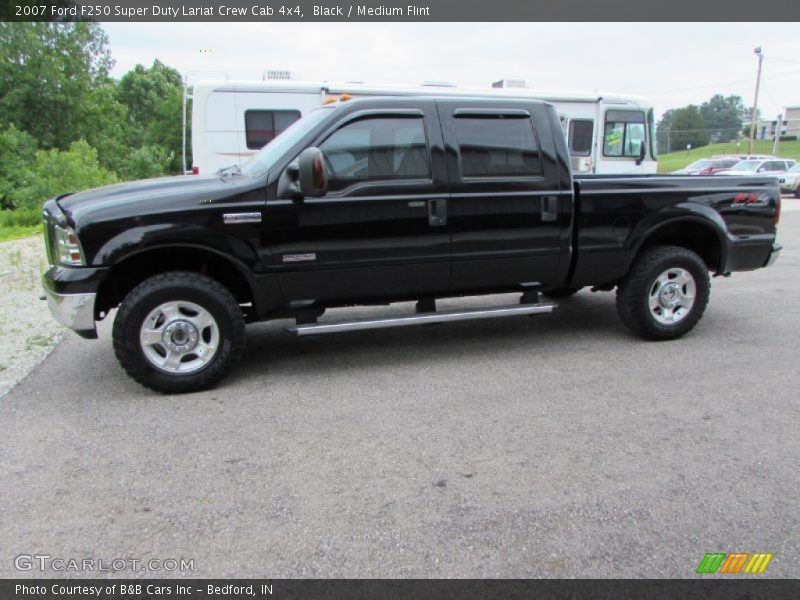 Black / Medium Flint 2007 Ford F250 Super Duty Lariat Crew Cab 4x4