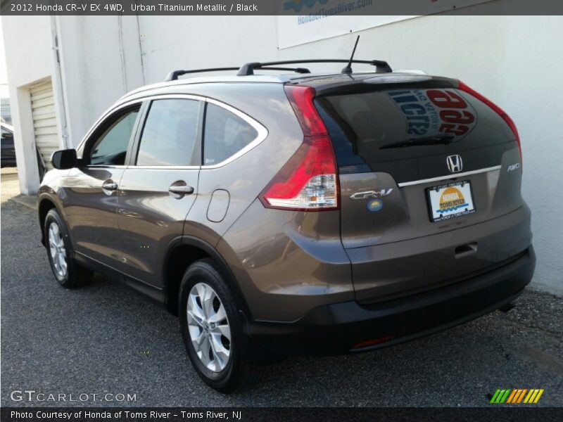 Urban Titanium Metallic / Black 2012 Honda CR-V EX 4WD