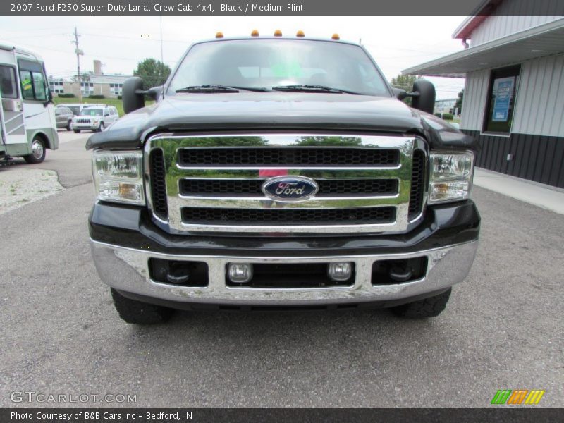 Black / Medium Flint 2007 Ford F250 Super Duty Lariat Crew Cab 4x4