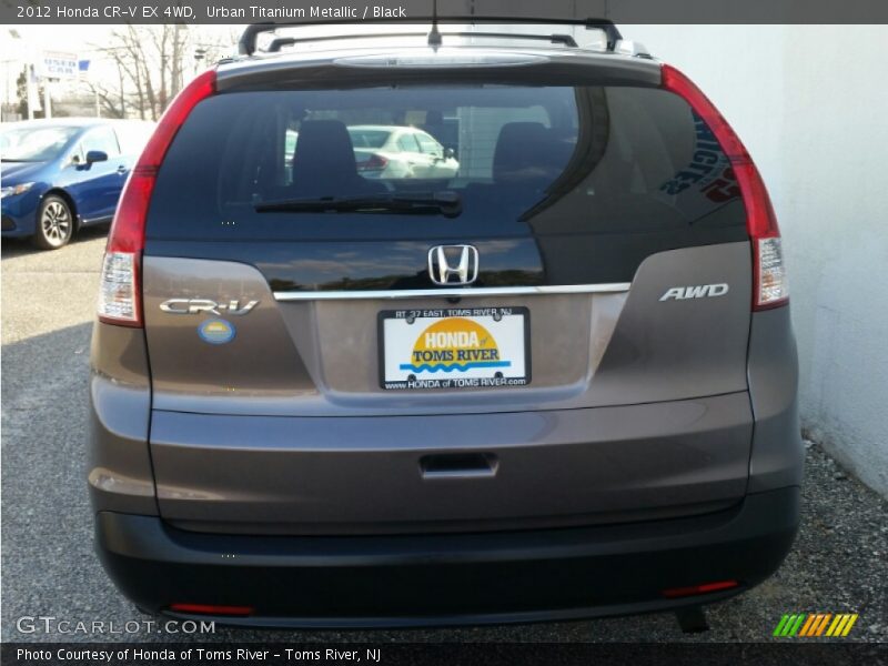 Urban Titanium Metallic / Black 2012 Honda CR-V EX 4WD