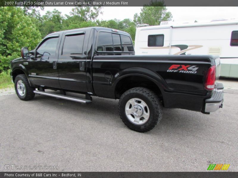 Black / Medium Flint 2007 Ford F250 Super Duty Lariat Crew Cab 4x4