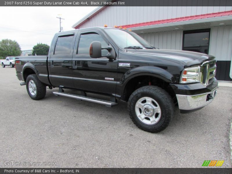 Black / Medium Flint 2007 Ford F250 Super Duty Lariat Crew Cab 4x4