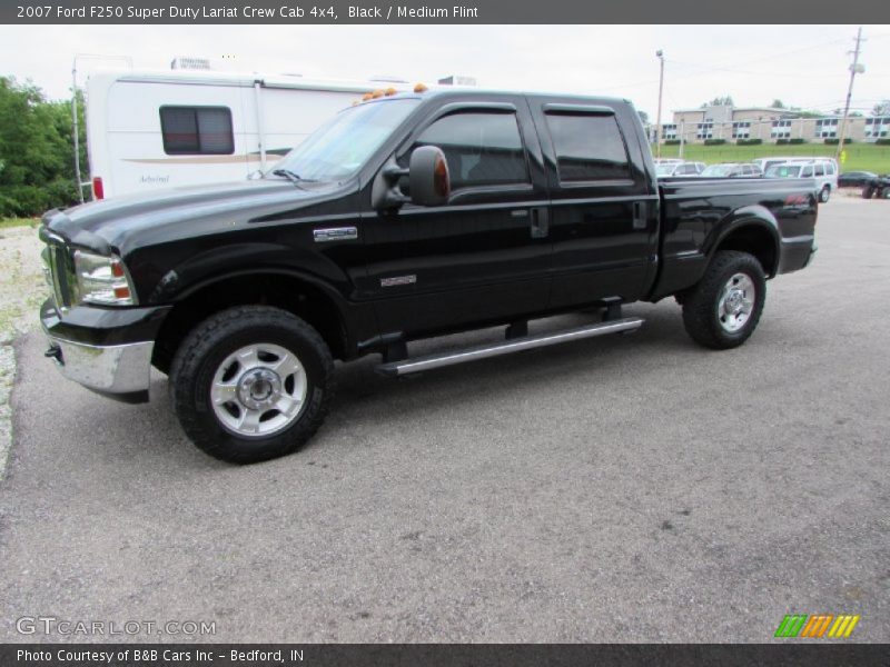 Black / Medium Flint 2007 Ford F250 Super Duty Lariat Crew Cab 4x4