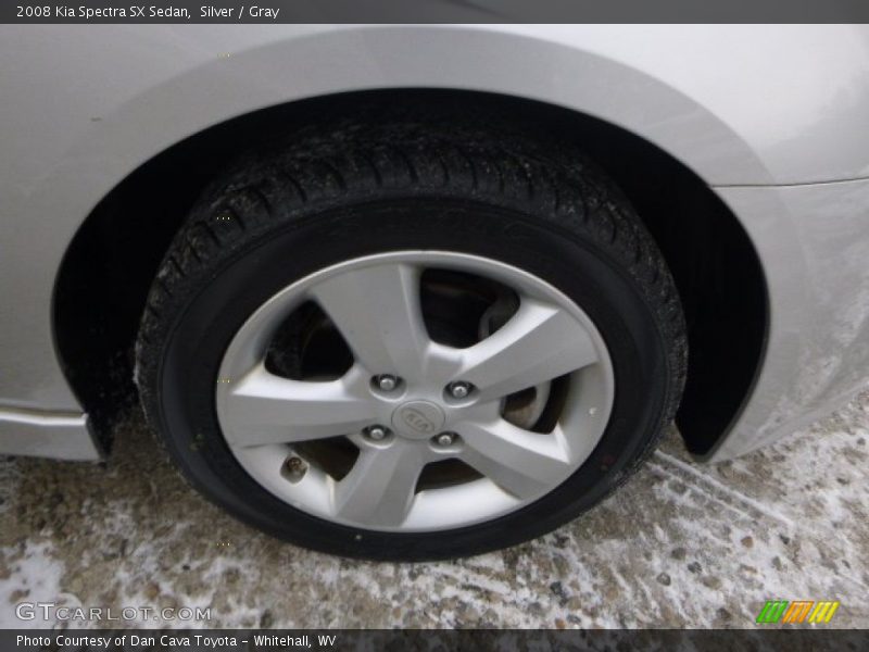 Silver / Gray 2008 Kia Spectra SX Sedan