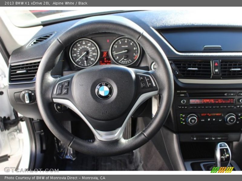 Alpine White / Black 2013 BMW X1 xDrive 28i