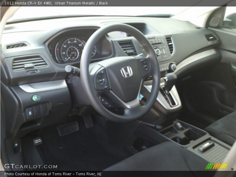 Urban Titanium Metallic / Black 2012 Honda CR-V EX 4WD