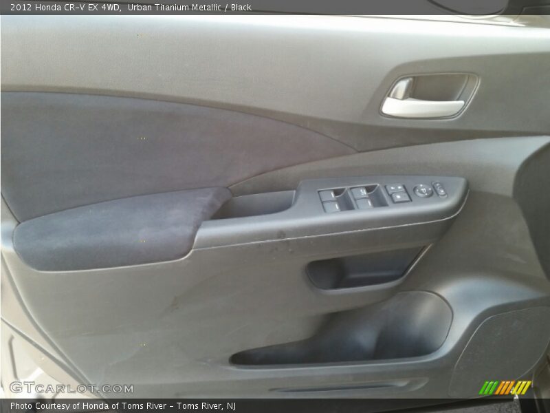 Urban Titanium Metallic / Black 2012 Honda CR-V EX 4WD