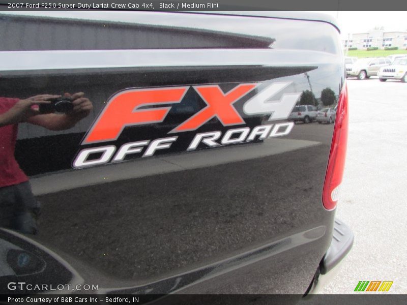 Black / Medium Flint 2007 Ford F250 Super Duty Lariat Crew Cab 4x4