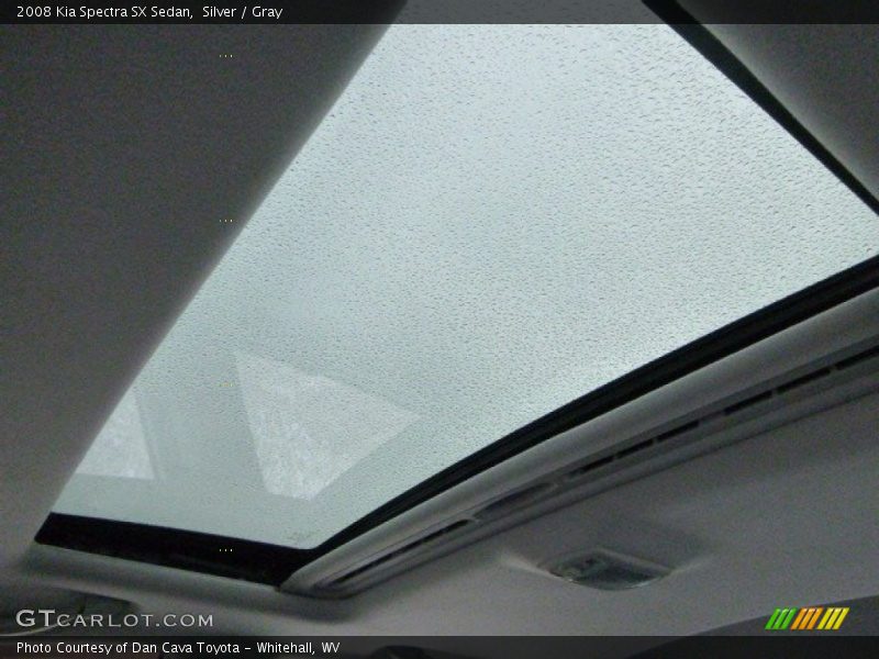 Silver / Gray 2008 Kia Spectra SX Sedan
