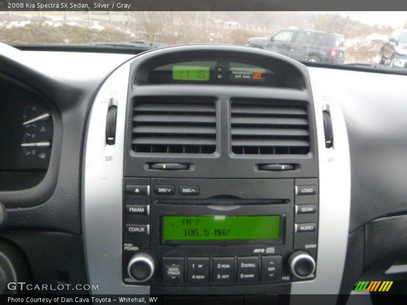 Silver / Gray 2008 Kia Spectra SX Sedan