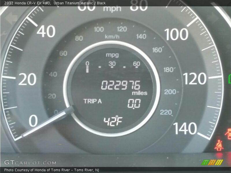Urban Titanium Metallic / Black 2012 Honda CR-V EX 4WD
