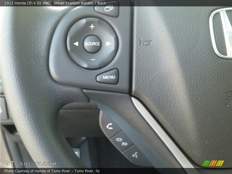 Urban Titanium Metallic / Black 2012 Honda CR-V EX 4WD