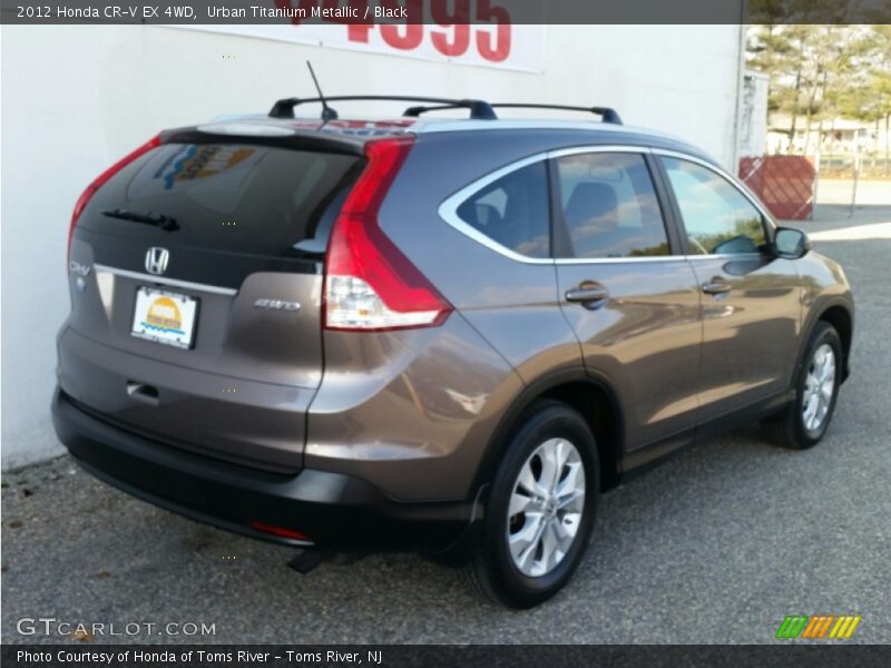Urban Titanium Metallic / Black 2012 Honda CR-V EX 4WD