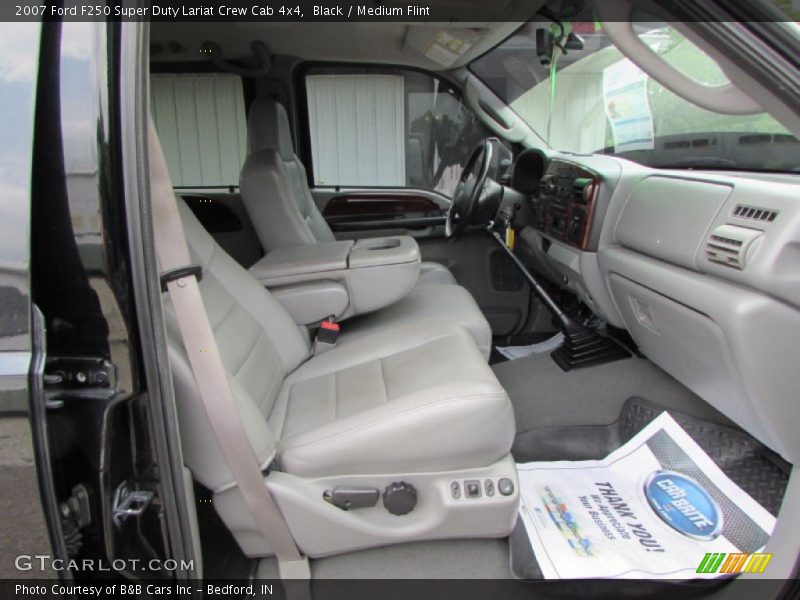 Black / Medium Flint 2007 Ford F250 Super Duty Lariat Crew Cab 4x4