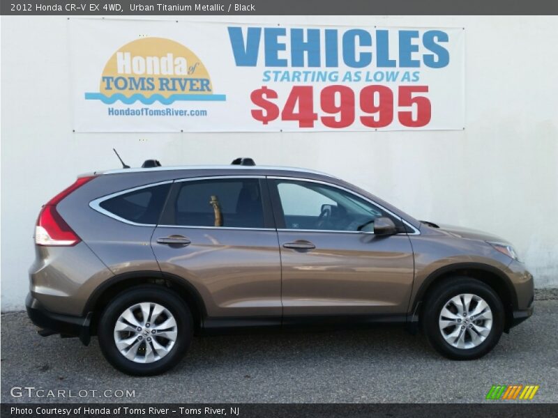 Urban Titanium Metallic / Black 2012 Honda CR-V EX 4WD