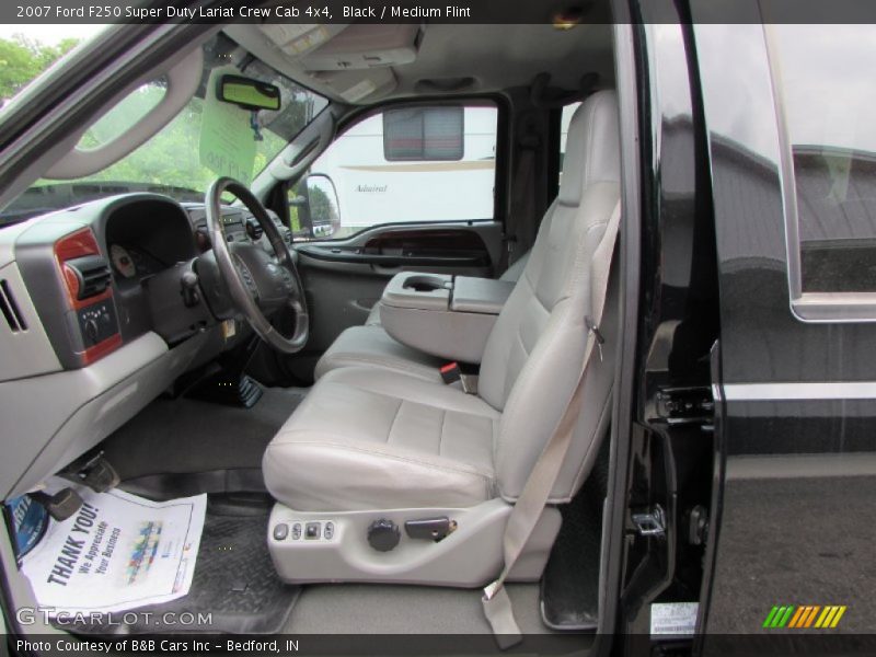 Black / Medium Flint 2007 Ford F250 Super Duty Lariat Crew Cab 4x4