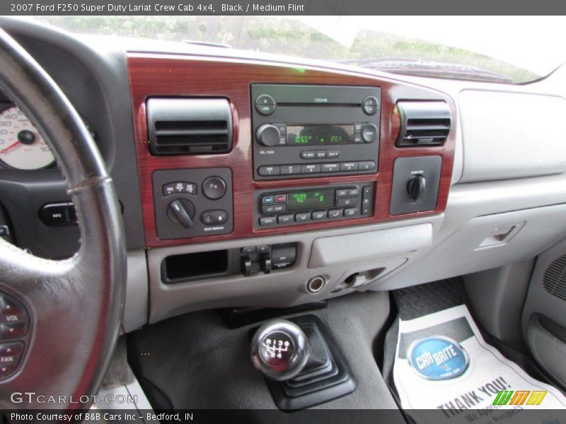 Black / Medium Flint 2007 Ford F250 Super Duty Lariat Crew Cab 4x4