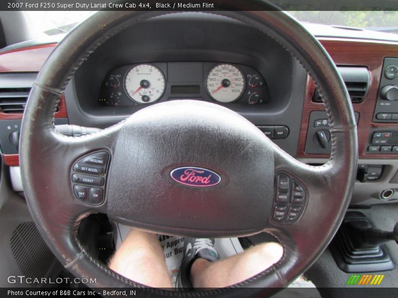 Black / Medium Flint 2007 Ford F250 Super Duty Lariat Crew Cab 4x4