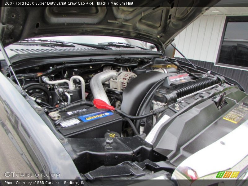 Black / Medium Flint 2007 Ford F250 Super Duty Lariat Crew Cab 4x4