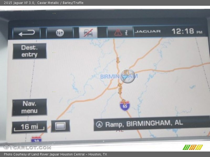 Navigation of 2015 XF 3.0