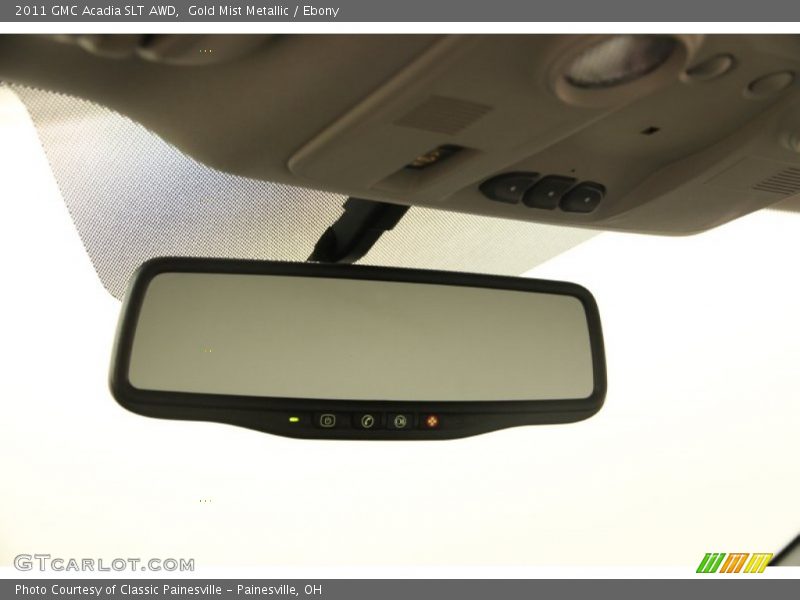 Gold Mist Metallic / Ebony 2011 GMC Acadia SLT AWD