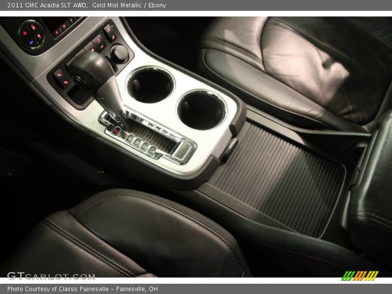 Gold Mist Metallic / Ebony 2011 GMC Acadia SLT AWD