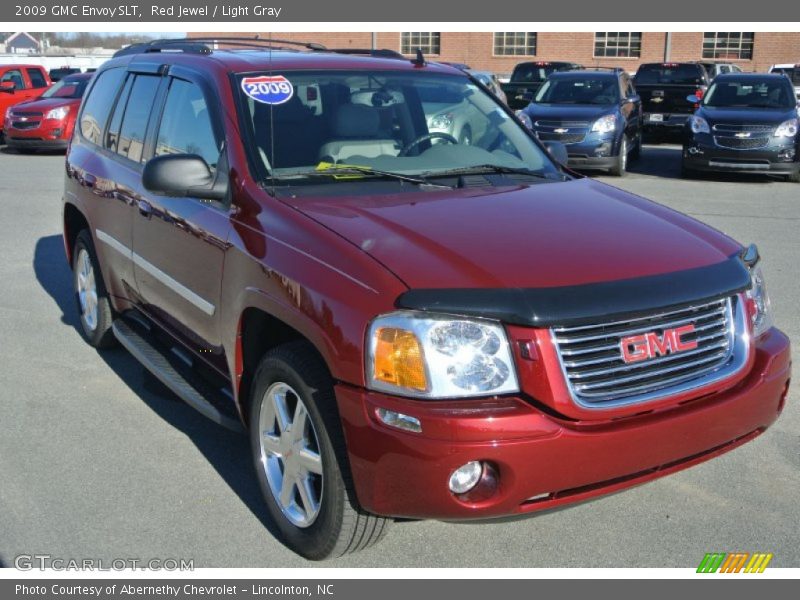 Red Jewel / Light Gray 2009 GMC Envoy SLT
