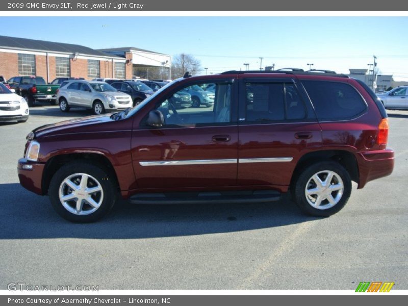 Red Jewel / Light Gray 2009 GMC Envoy SLT