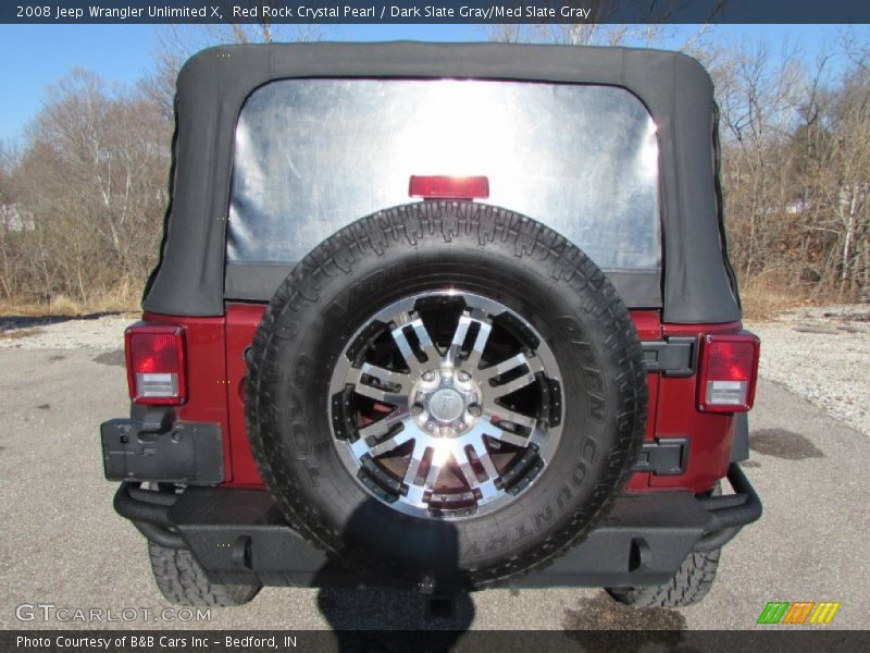 Red Rock Crystal Pearl / Dark Slate Gray/Med Slate Gray 2008 Jeep Wrangler Unlimited X