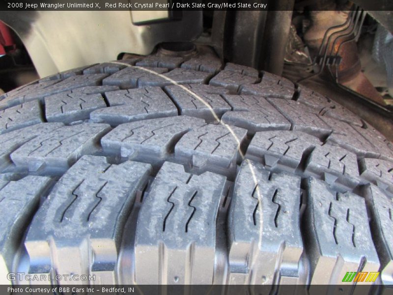 Red Rock Crystal Pearl / Dark Slate Gray/Med Slate Gray 2008 Jeep Wrangler Unlimited X