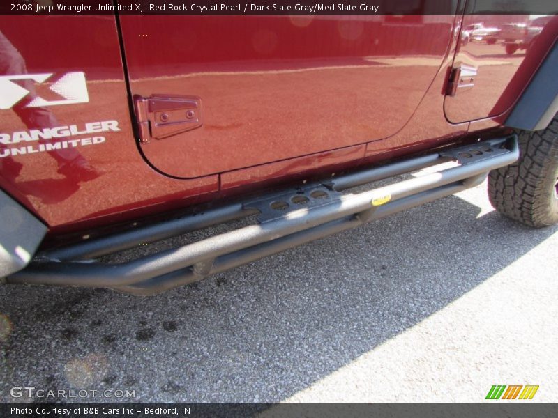 Red Rock Crystal Pearl / Dark Slate Gray/Med Slate Gray 2008 Jeep Wrangler Unlimited X