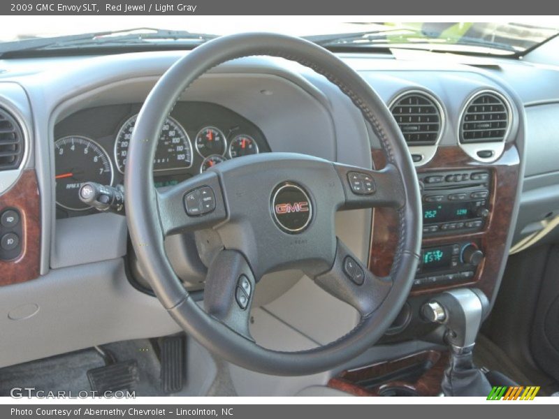 Red Jewel / Light Gray 2009 GMC Envoy SLT