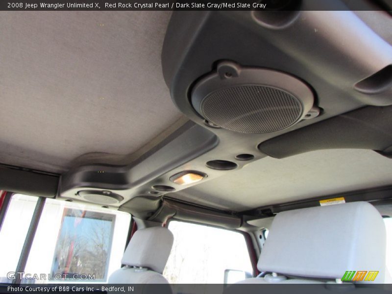 Red Rock Crystal Pearl / Dark Slate Gray/Med Slate Gray 2008 Jeep Wrangler Unlimited X