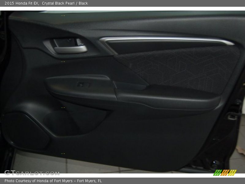Crystal Black Pearl / Black 2015 Honda Fit EX