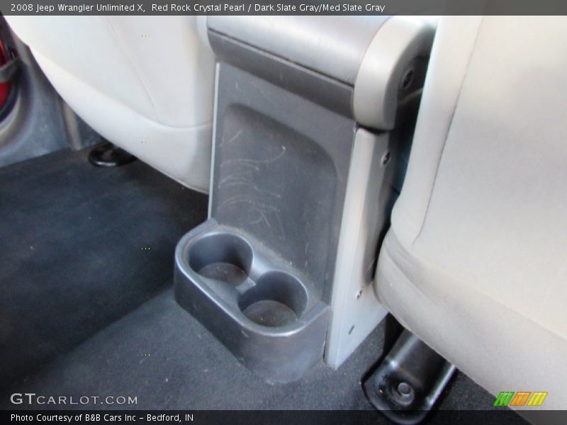 Red Rock Crystal Pearl / Dark Slate Gray/Med Slate Gray 2008 Jeep Wrangler Unlimited X
