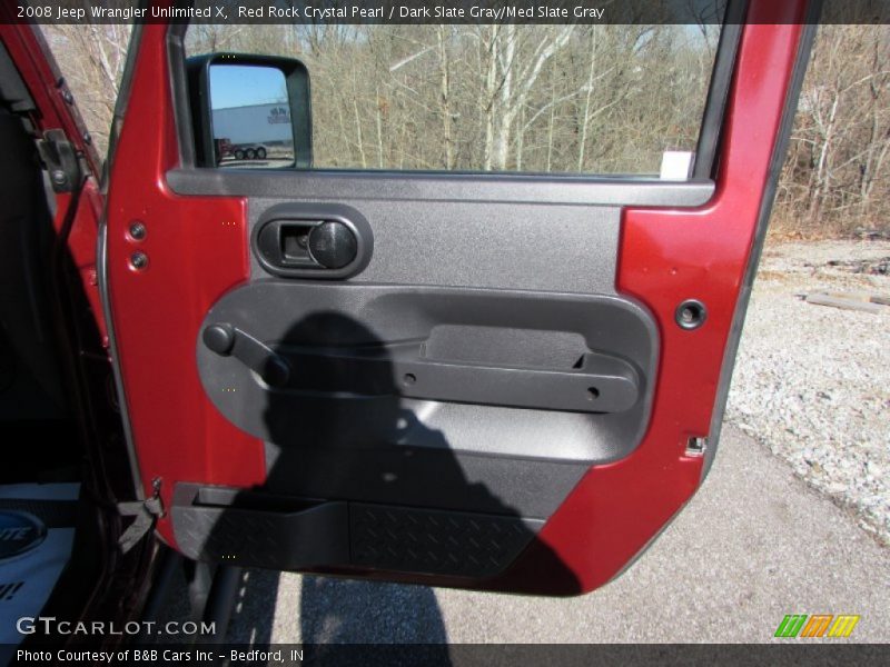 Red Rock Crystal Pearl / Dark Slate Gray/Med Slate Gray 2008 Jeep Wrangler Unlimited X