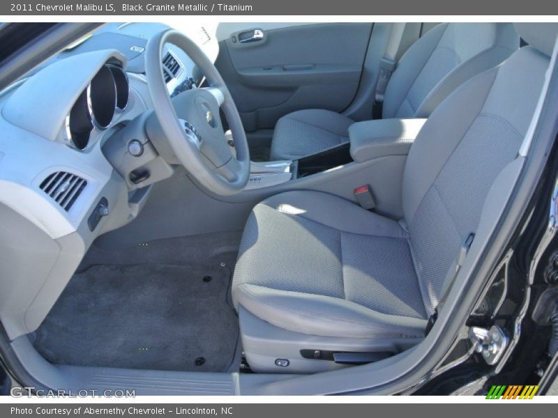 Black Granite Metallic / Titanium 2011 Chevrolet Malibu LS