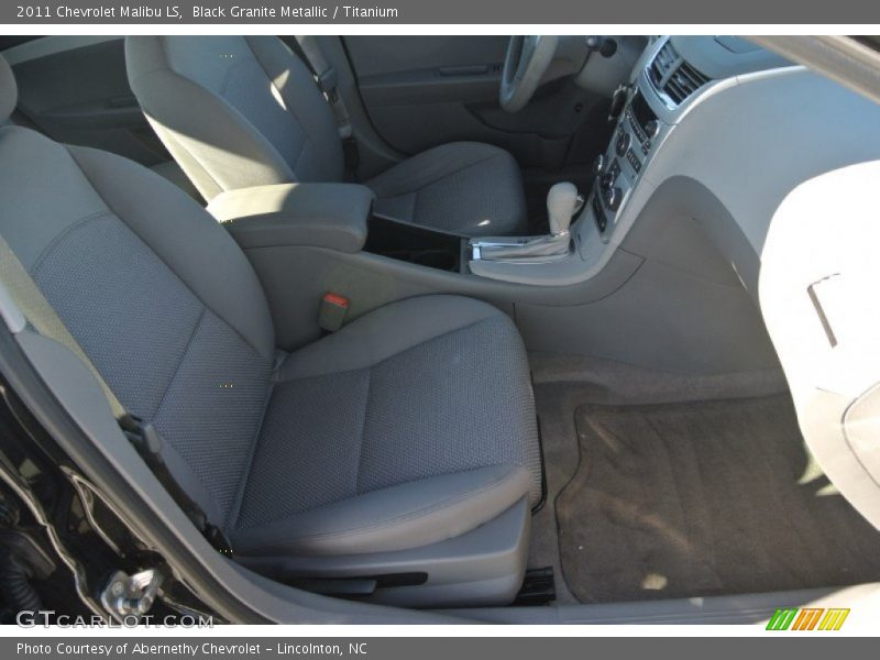 Black Granite Metallic / Titanium 2011 Chevrolet Malibu LS