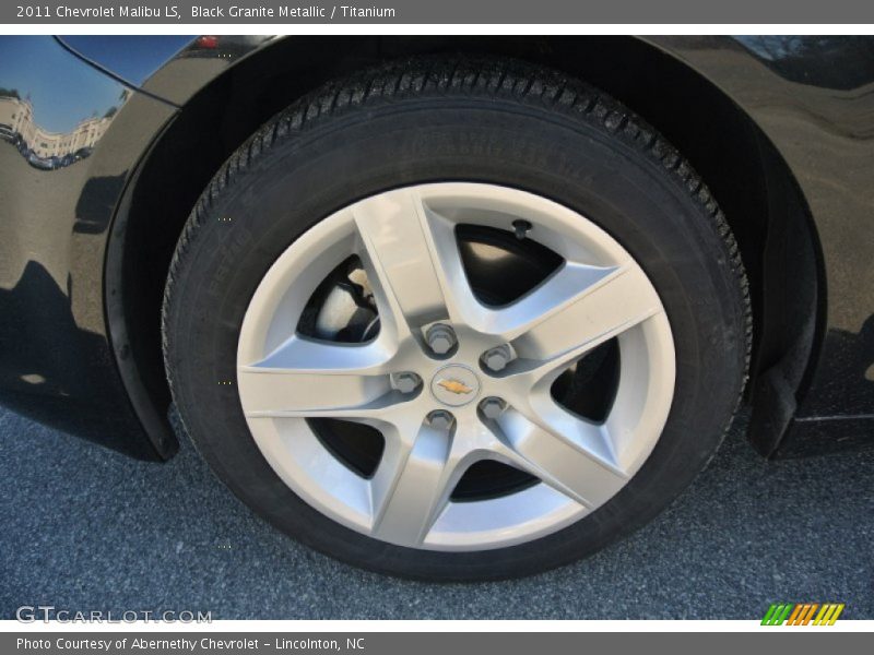 Black Granite Metallic / Titanium 2011 Chevrolet Malibu LS