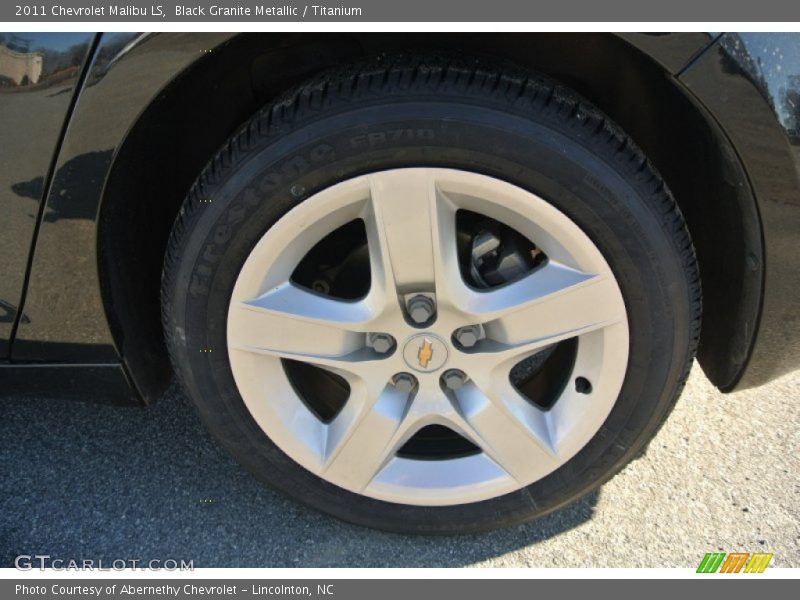 Black Granite Metallic / Titanium 2011 Chevrolet Malibu LS