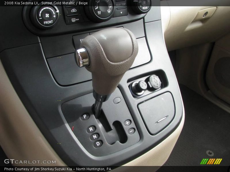 Sunset Gold Metallic / Beige 2008 Kia Sedona LX