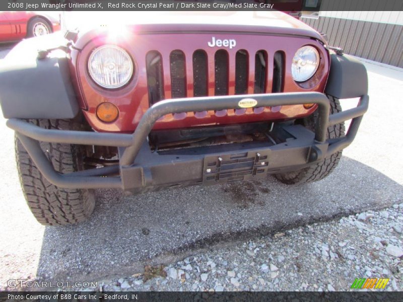 Red Rock Crystal Pearl / Dark Slate Gray/Med Slate Gray 2008 Jeep Wrangler Unlimited X