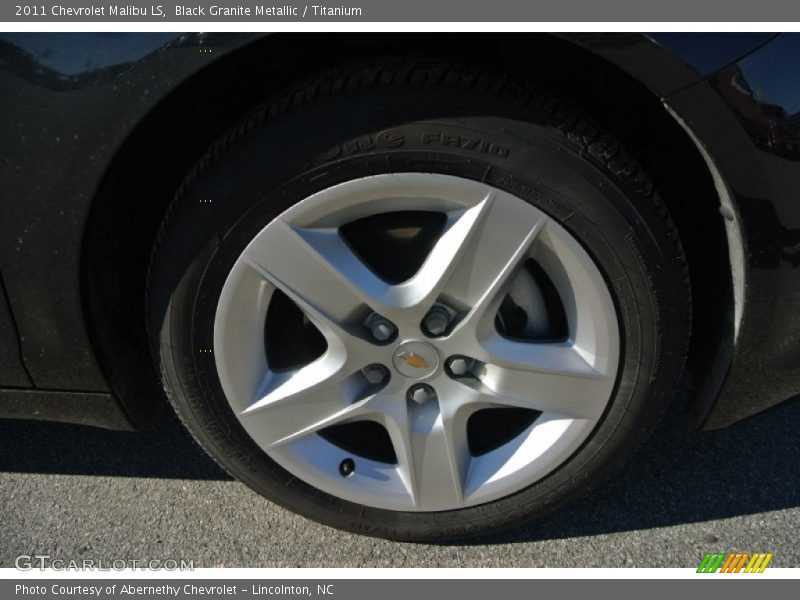 Black Granite Metallic / Titanium 2011 Chevrolet Malibu LS