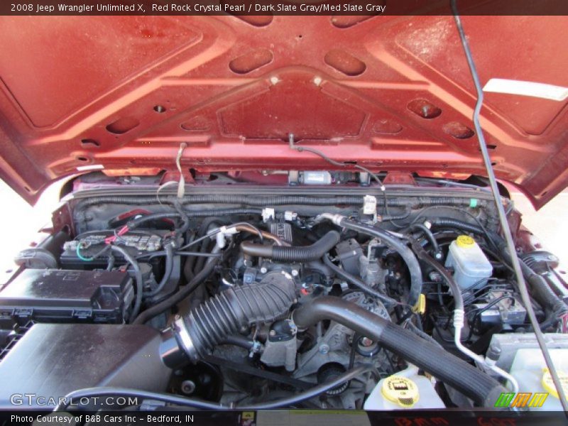 Red Rock Crystal Pearl / Dark Slate Gray/Med Slate Gray 2008 Jeep Wrangler Unlimited X