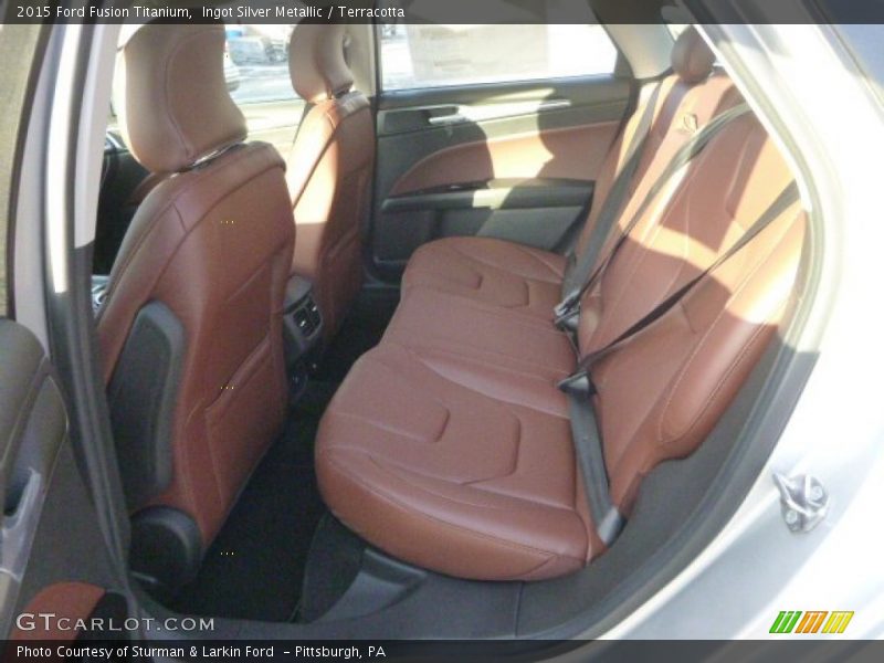 Rear Seat of 2015 Fusion Titanium